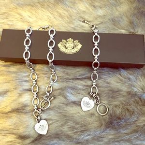 Juicy Couture necklace and bracelet set